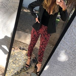 H&M Holiday Cropped Dress Pants